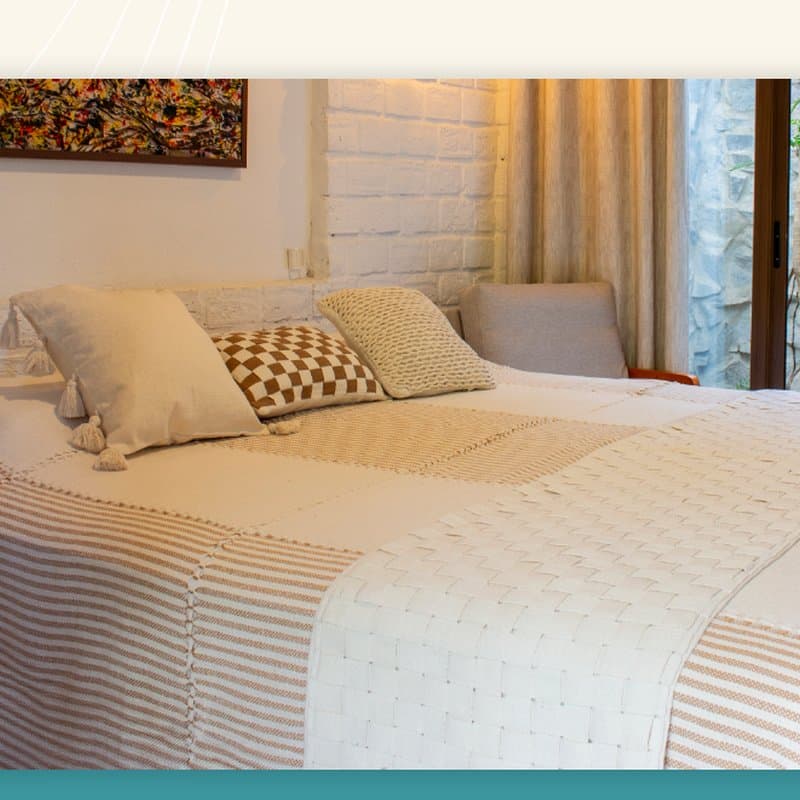 Manta Lisa para Cama Queen Cinza