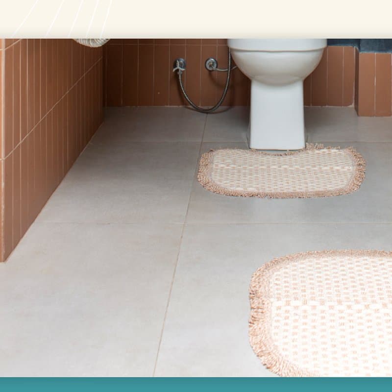 Conjunto de Tapetes de Banheiro Zafira